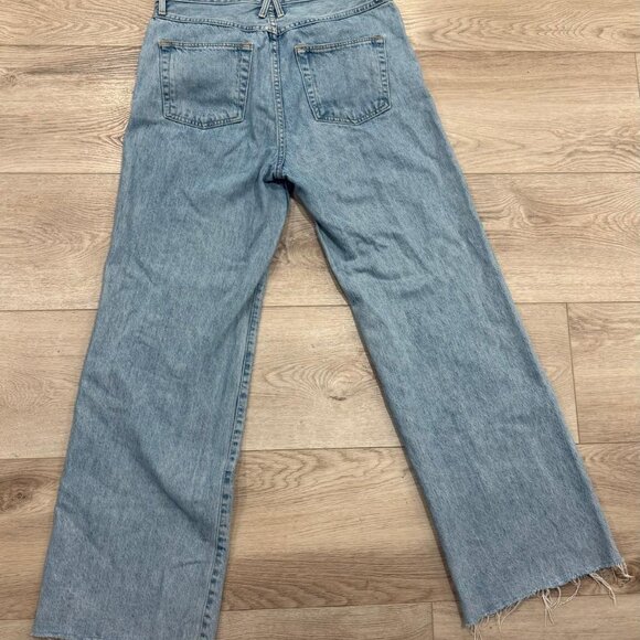 SLVRLAKE Grace Double Yoke High Waist Wide Leg Jeans Born to Run - Picture 2 of 4